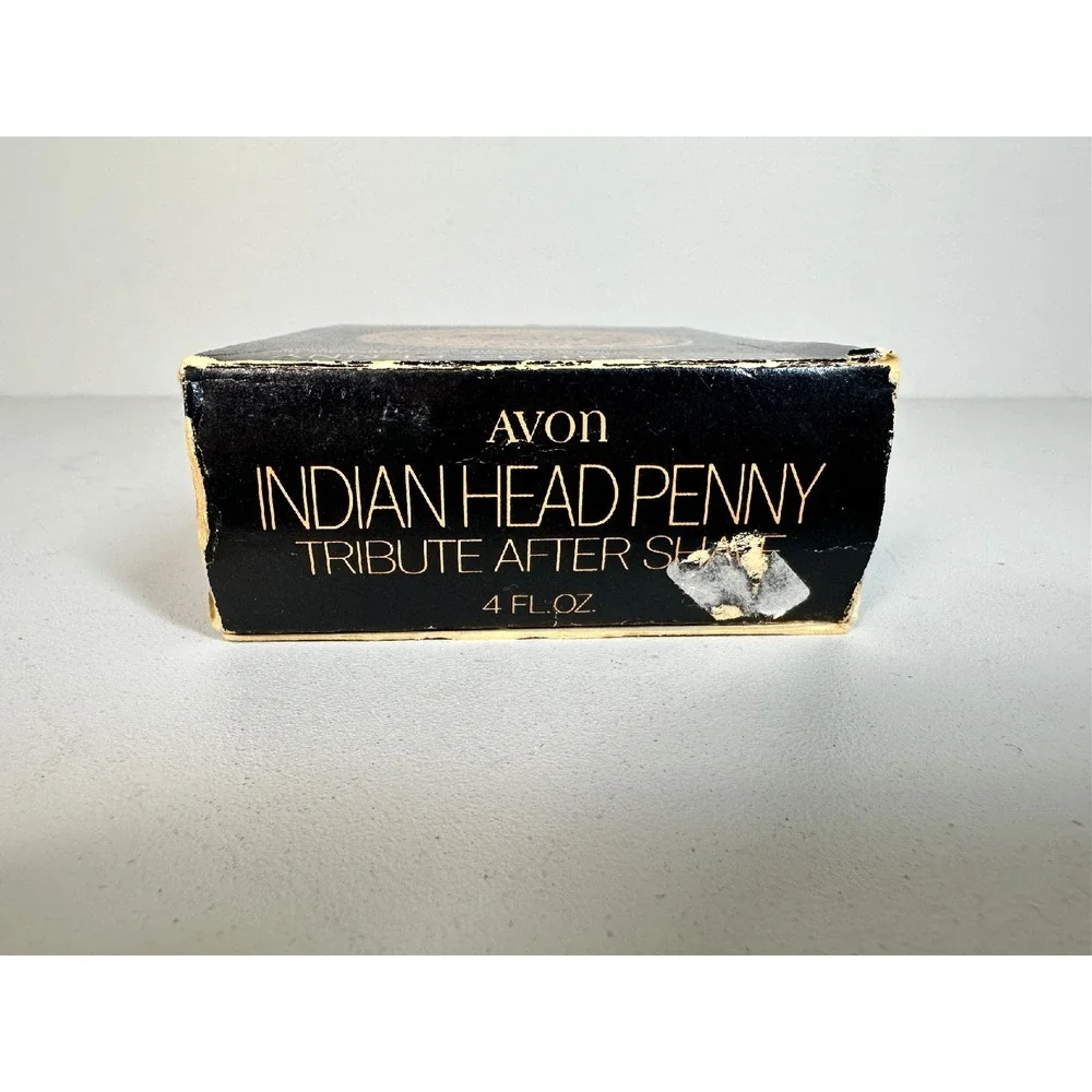 Avon Indian‎ Head Penny Tribute After Shave Decanter Collectible 4 fl oz Empty
